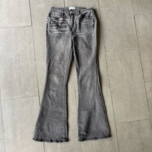 PTCL Women’s Gray/black Flare Stretch Jeans - High-Rise size 30